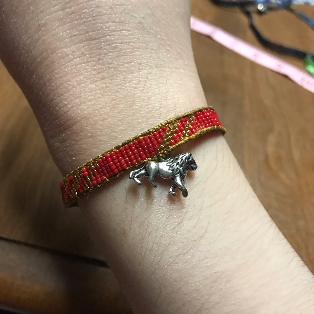 Handcrafted Gryffindor inspired Bracelet 🦁
